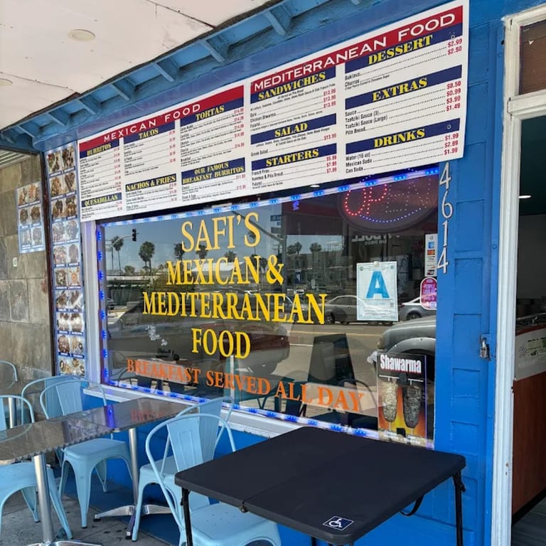 Welcome to Safi's Mexican & Mediterranean Food